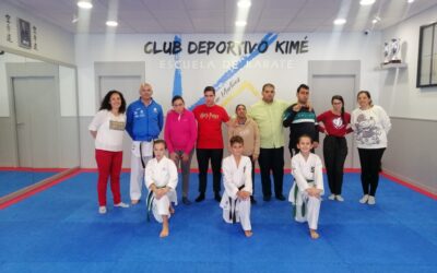Apannedis visita al Club de Kárate Kimé en Palma del Río