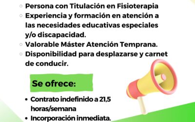 Oferta de Empleo: Fisioterapia