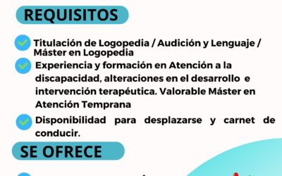 Oferta de empleo: Logopeda